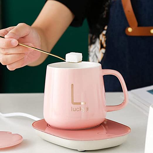 Electric Warmer with Elegant Ceramic Mug