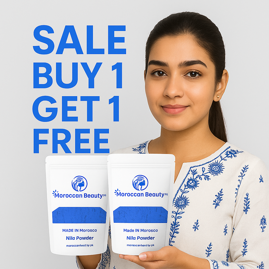Moroccan (Buy 1 Get 1 Free) Nila Whitening Powder 50g (100% Original)