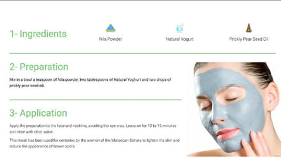 Moroccan (Buy 1 Get 1 Free) Nila Whitening Powder 50g (100% Original)