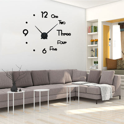 Acrylic Wall Clock with 12inches needles